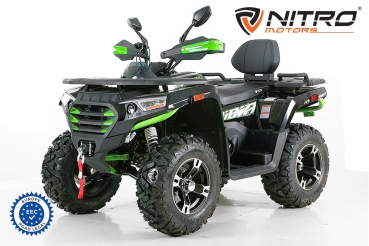 NITRO MOTORS 300cc maxi Kinder Quad Tricia 80km/h EEC Platin